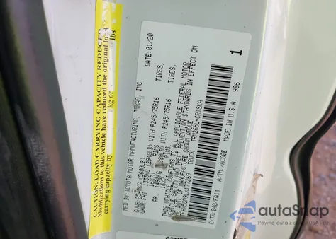 2020 Toyota Tacoma Sr z USA, uszkodzony, nr VIN 5TFRX5GN9LX177269